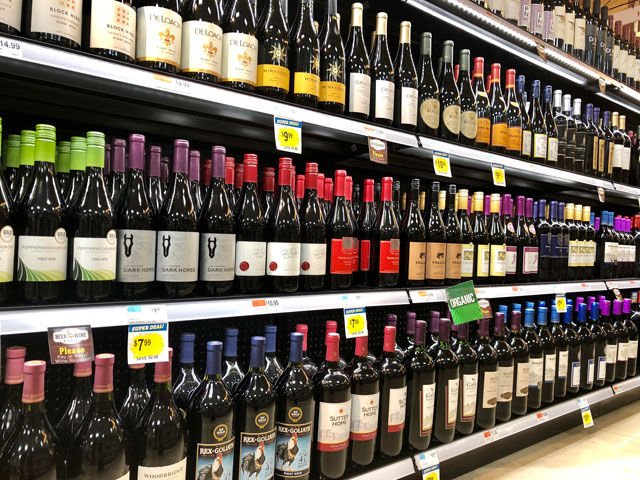Wine On Shelf
