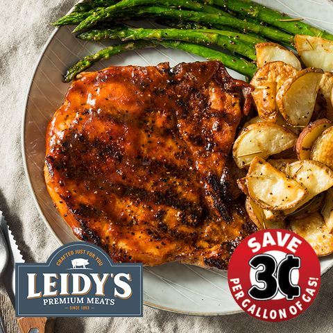 Fresh Leidy's Bone-In Center Cut Pork Chops or Country Style Ribs