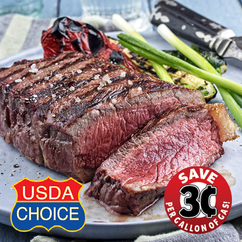 USDA Choice Boneless New York Strip Steaks